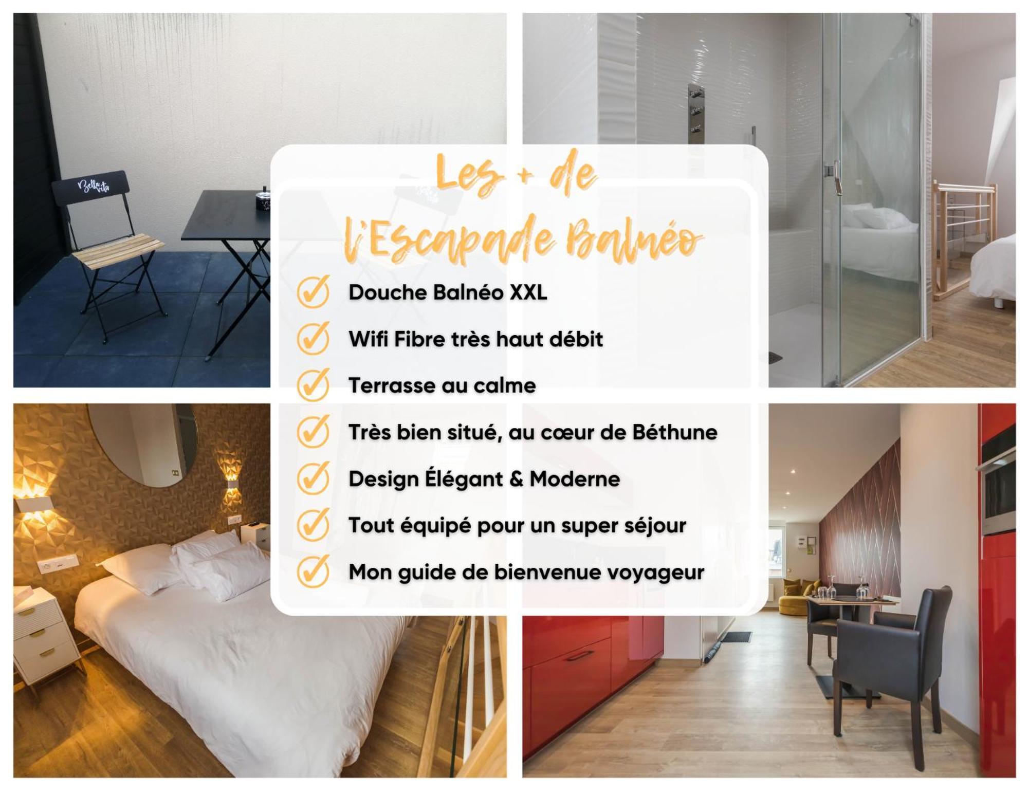 L'Escapade Balneo Lägenhet Béthune Exteriör bild